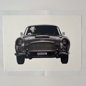 queen ast mart by Death NYC, Hand Signed Artist Proof, James Bond Inspired